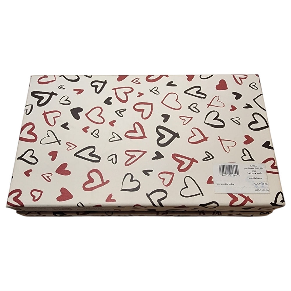kate spade NWT Scribble Hearts Phone Wallet Wristlet Purse Holiday - Picture 14 of 16